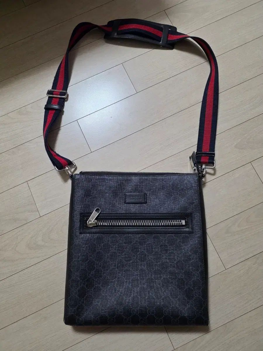 グッチ GG Supreme ウェブ ストラップ クロスバック 474137