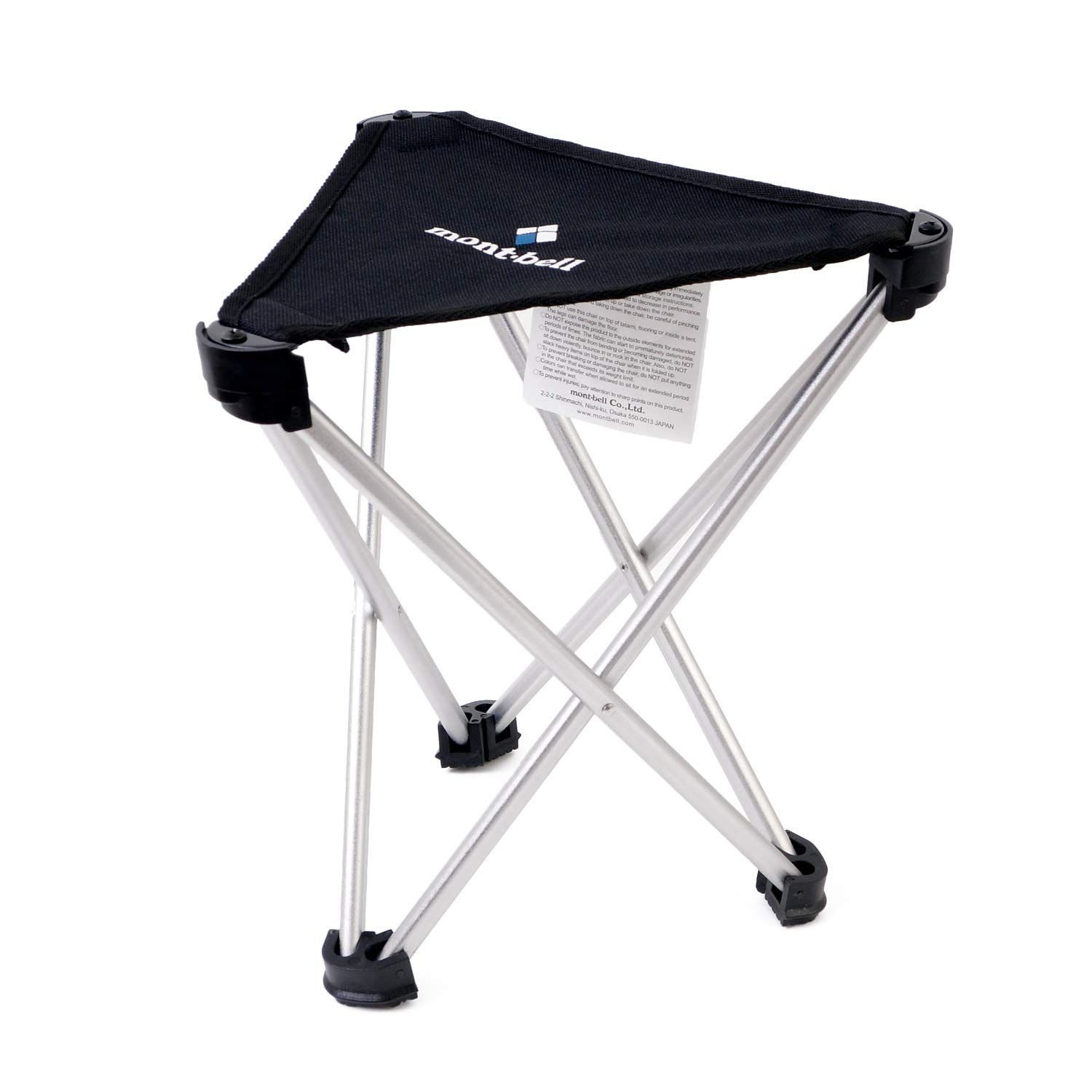 モンベル mont bell トレールチェア 26 アウトドアチェア 超軽量 折りたたみ 座面高26 cm 耐荷重80 kg コンパクト キャンプ 椅子 ブラック