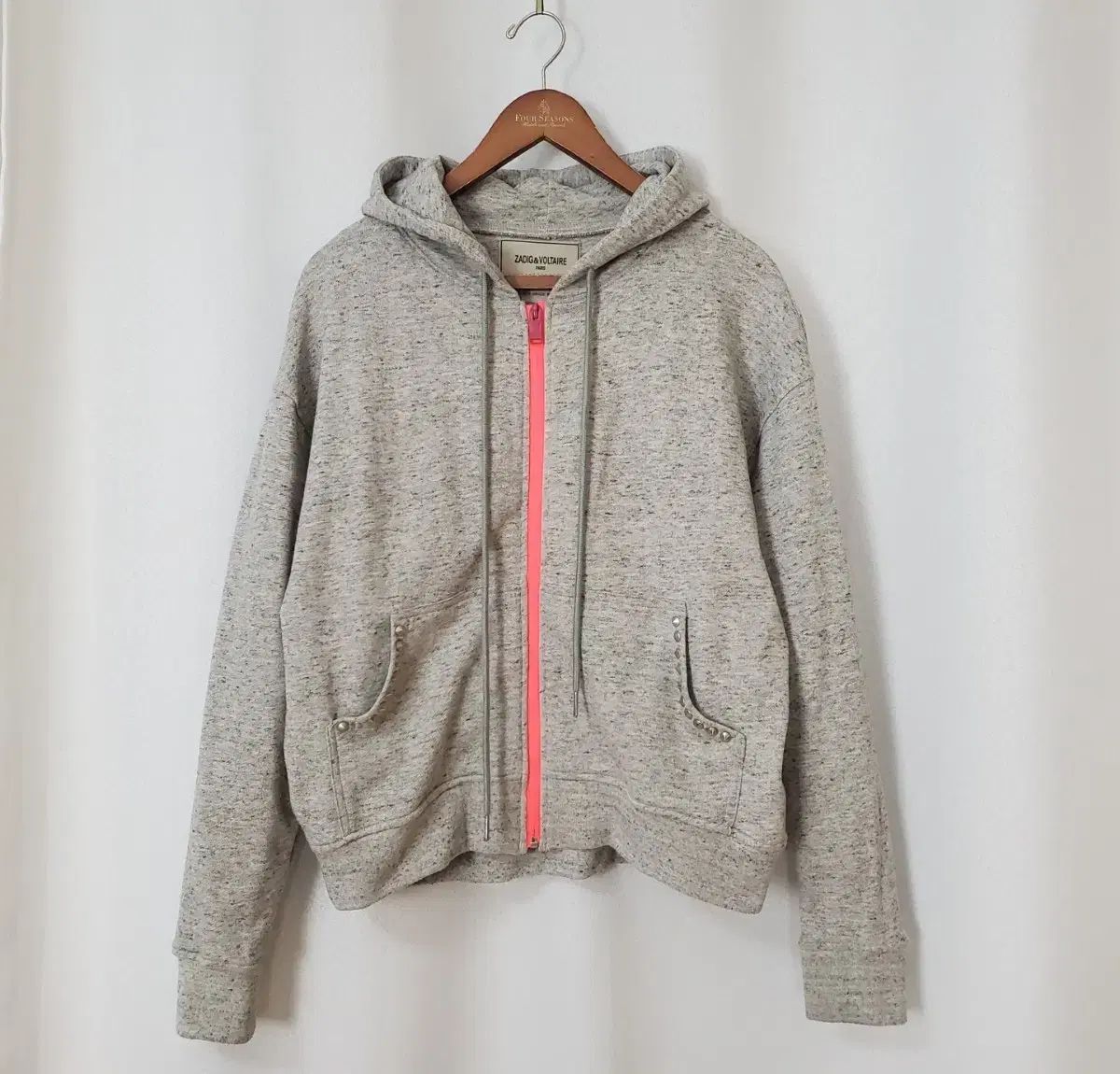 ZADIG ザディグ エ ヴォルテール ジップアップ フーディー レディース55 66