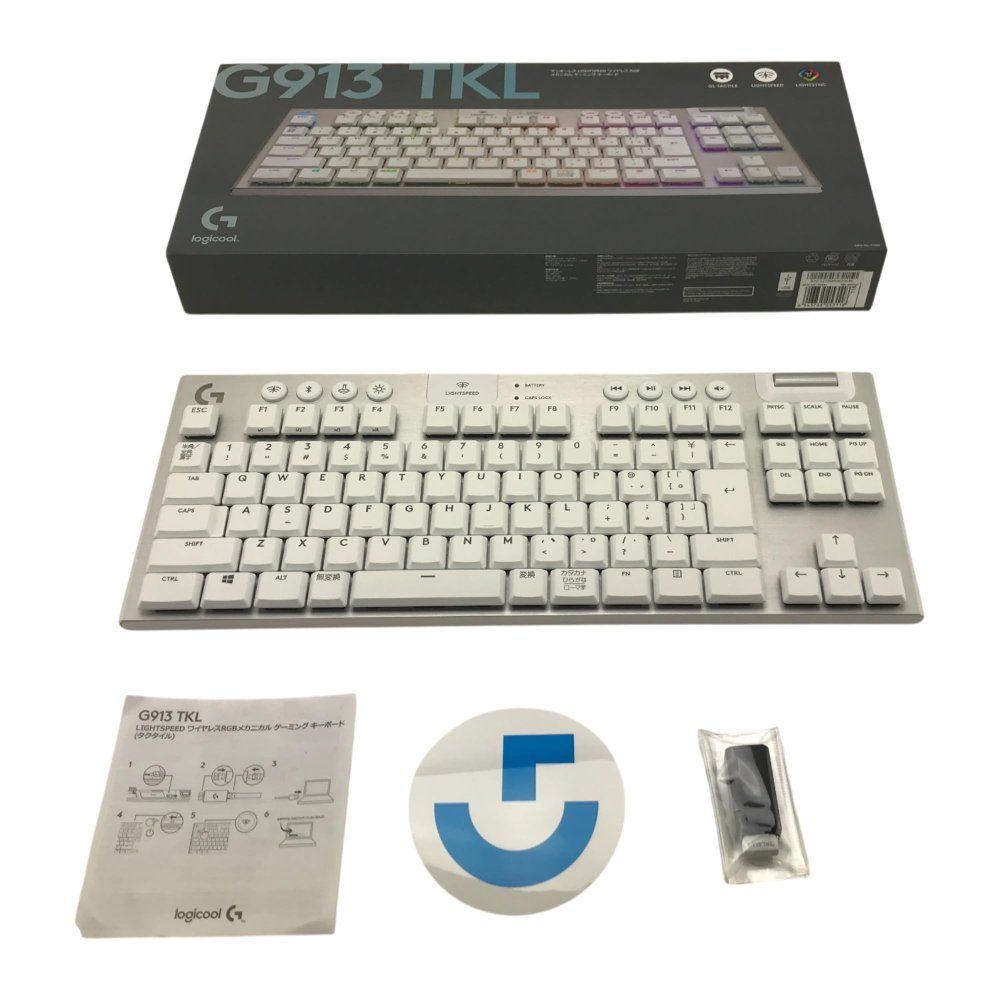 Logicool G PRO ゲーミングキーボード 913-TKL-TCWH テンキーレス
