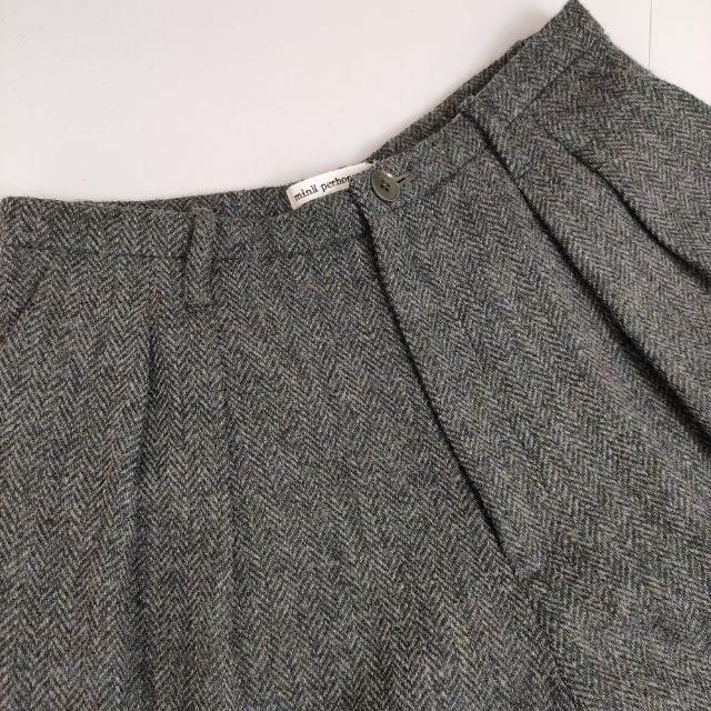 mina perhonen Lewis sa4311 ウール サイズ38 ツイード クロップド