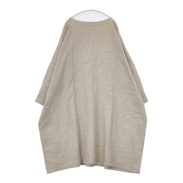 ARTS-SCIENCE 053-L 521-353 リネン カシミヤ プルオーバー ワンピース ベージュ キナリ レディース アーツ-サイエンス 5-1205 T∞