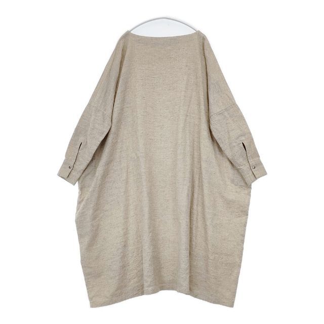 ARTS-SCIENCE 053-L 521-353 リネン カシミヤ プルオーバー ワンピース ベージュ キナリ レディース アーツ-サイエンス 5-1205 T∞