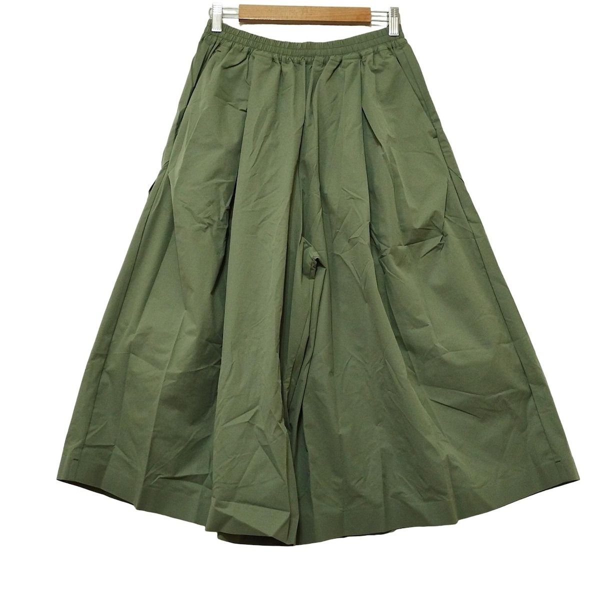 DESCENTEALLTERRAIN デサントオルテライン パンツ サイズM レディース - カーキ フルレングス ウエストゴム Plantationコラボ