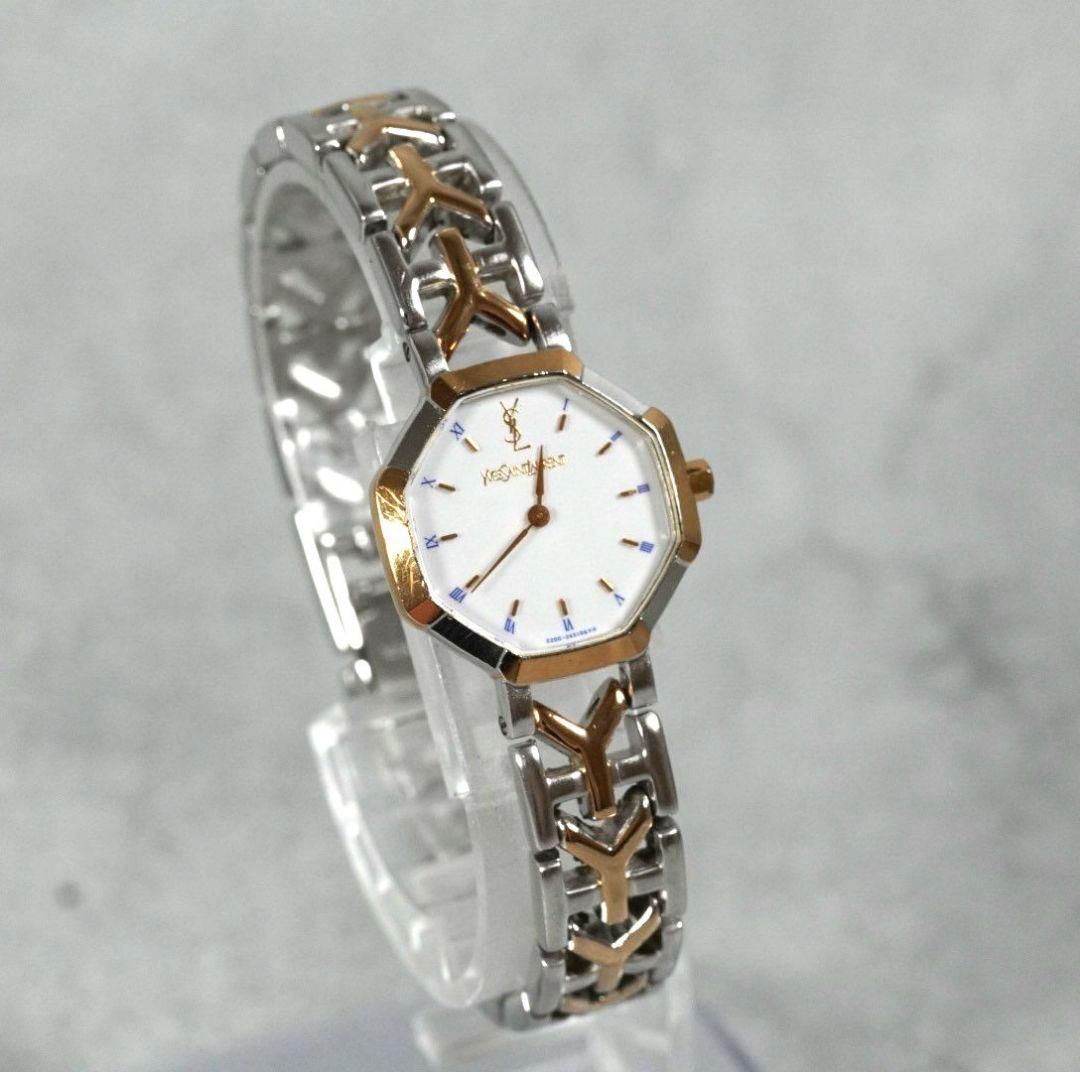新品電池交換済】 Yves Saint Laurent イヴサンローラン YSL