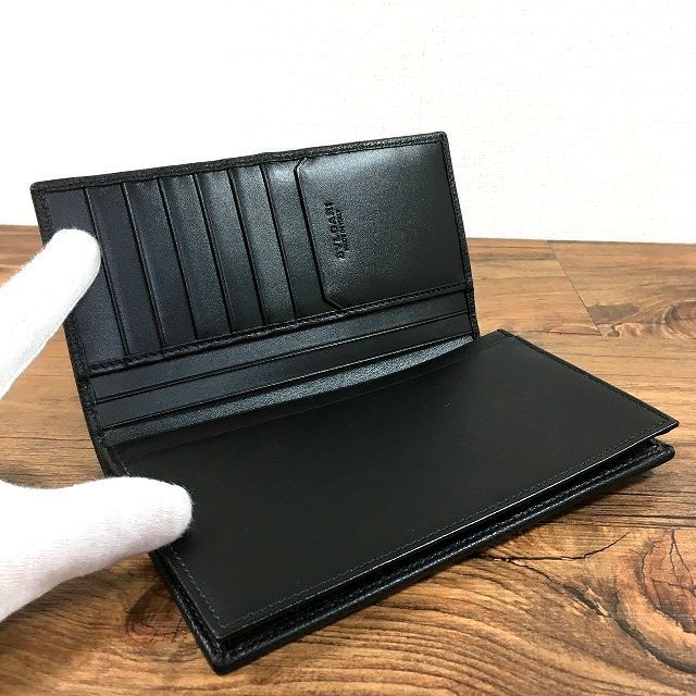 222 送料込み！ 未使用品 BVLGARI 長財布 284708 オクト ブラック 箱