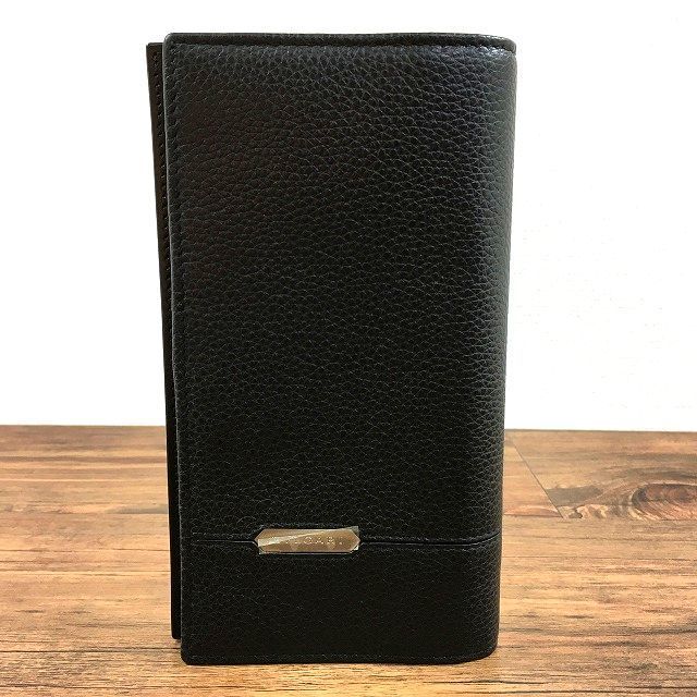222 み BVLGARI 長財布 284708 オクト ブラック き