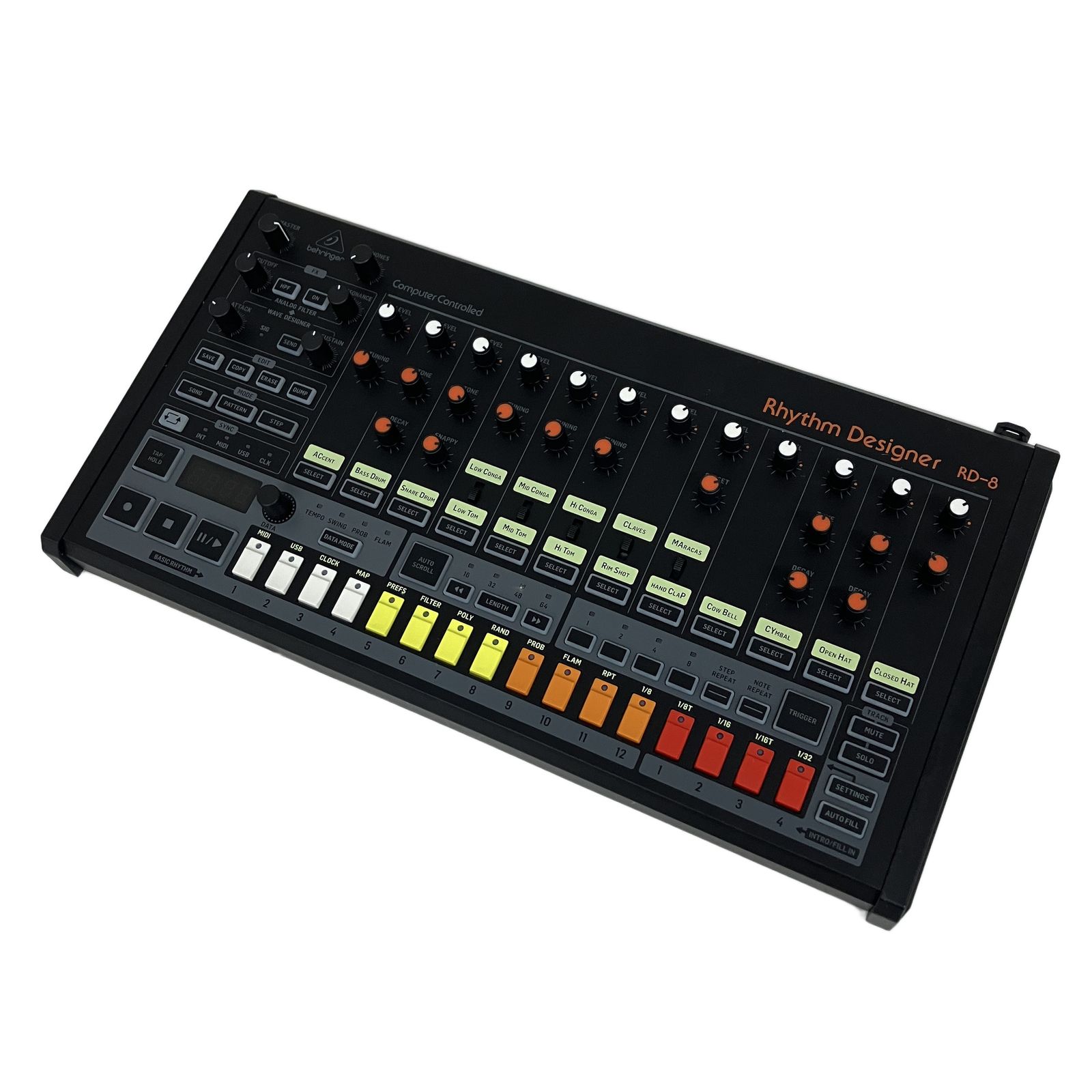 behringer Rhythm Designer RD 8 リズムマシン ドラムマシン ベリンガー アナログ