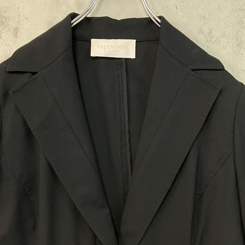 VALENTINO ROMA ヴァレンティノ ローマ 黒 ブラック ジャケット 42/6