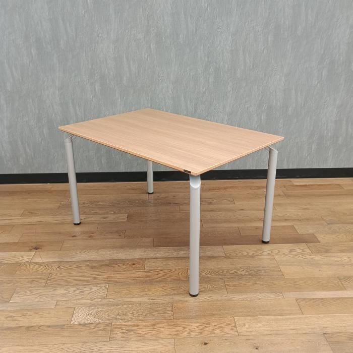 オカムラ 会議用テーブル 4 L 518 A-MM 18 2018年製 ベージュ ミーティングテーブル 会議テーブル 会議机 会議デスク テーブル 会議室 商談 長机 打ち合わせ オフィスデスク オフィス デスク 机 つくえ