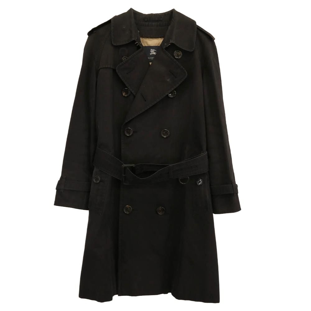 BURBERRY LONDON バーバリー ロンドン A1A19-877-09 着脱可能 ノバチェックライナー付属 トレンチコート ブラック系 M【中古】
