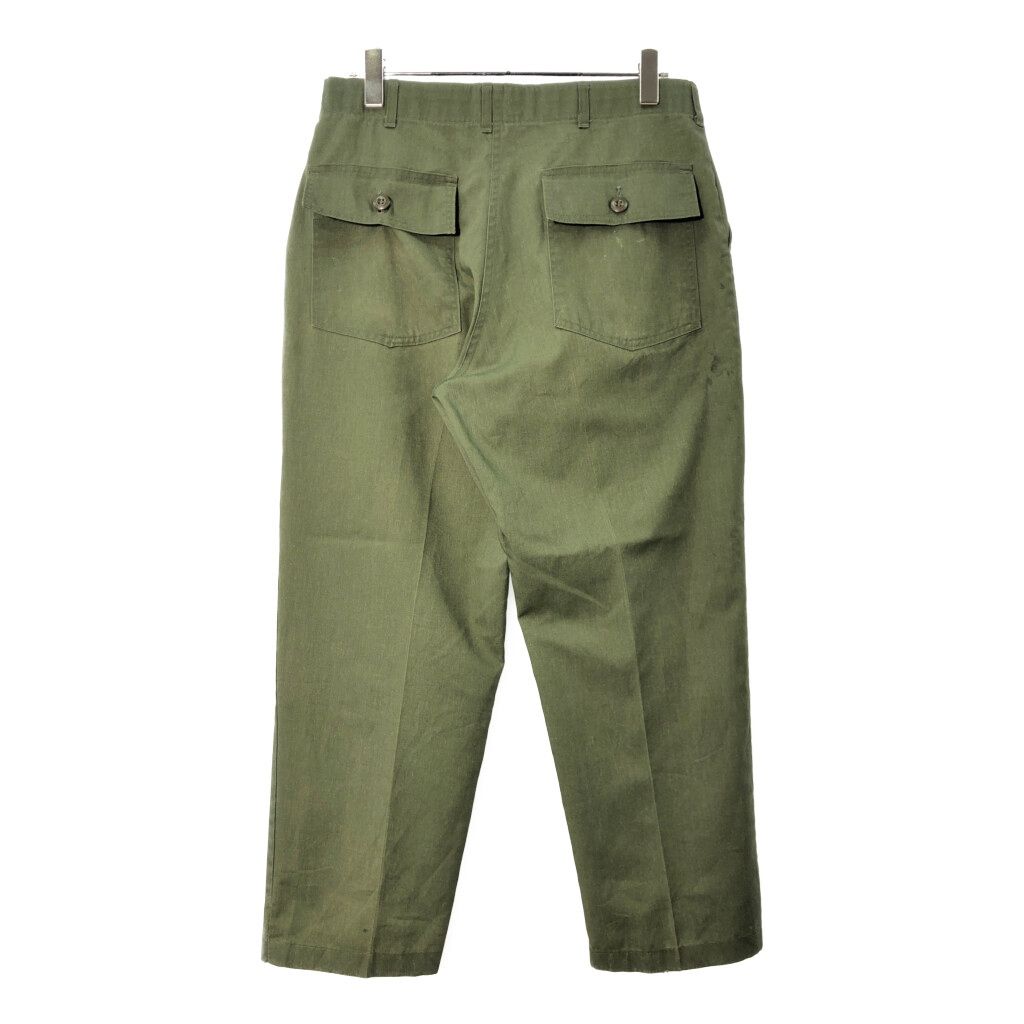 80年代 米軍実物 U S ARMY ベイカーパンツ ミリタリー オリーブ メンズ W 36 L 29 古着 X 0674