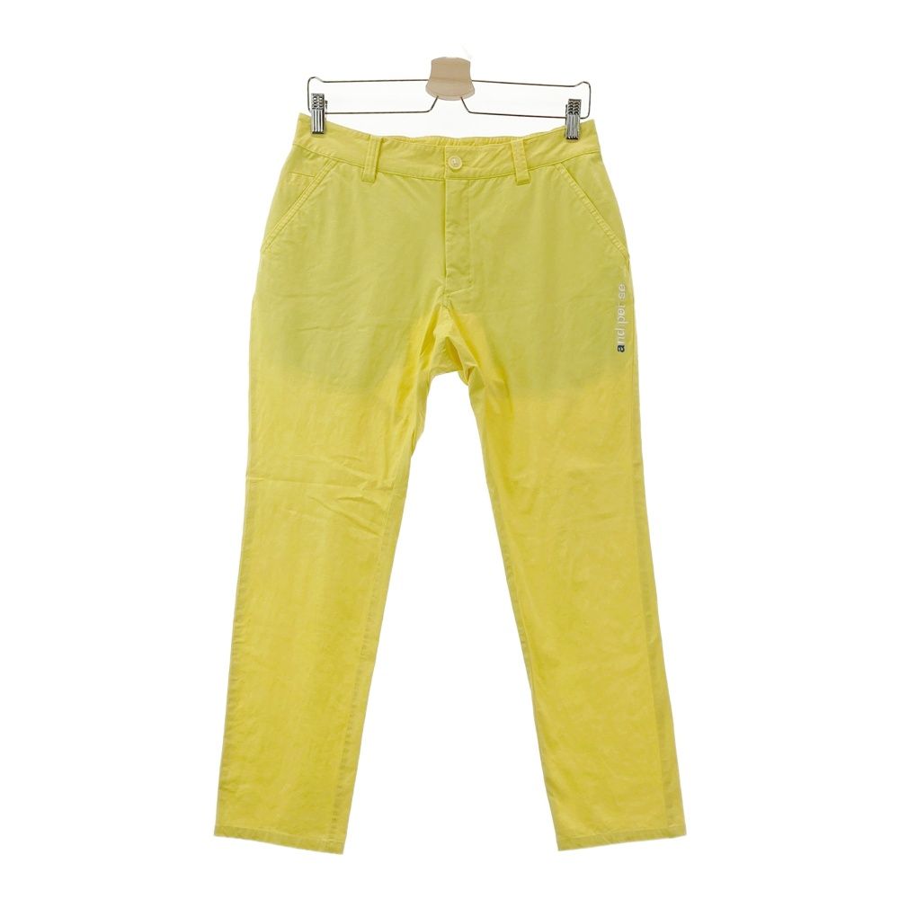 サイズ L AND PER SE アンパスィ ストレッチパンツ イエロー系 ゴルフウェア メンズ ストスト