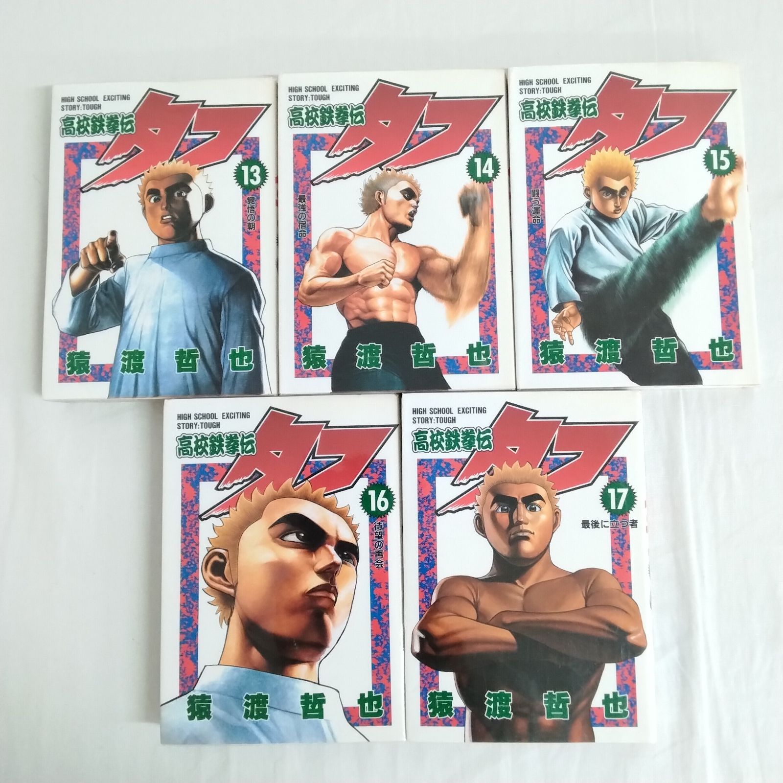 高校鉄拳伝タフ 13〜17巻 30〜33巻セット 猿渡哲也 集英社 ヤング