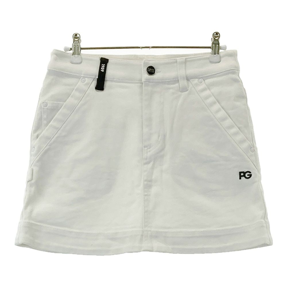 サイズ 00 PEARLY GATES パーリーゲイツ ストレッチスカート ホワイト系 ゴルフウェア レディース ストスト