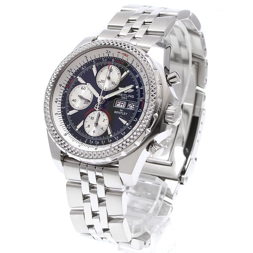 ブライトリング A 13363 ベントレー GT レーシング クロノグラフ デイデイト 自動巻き メンズ _930788