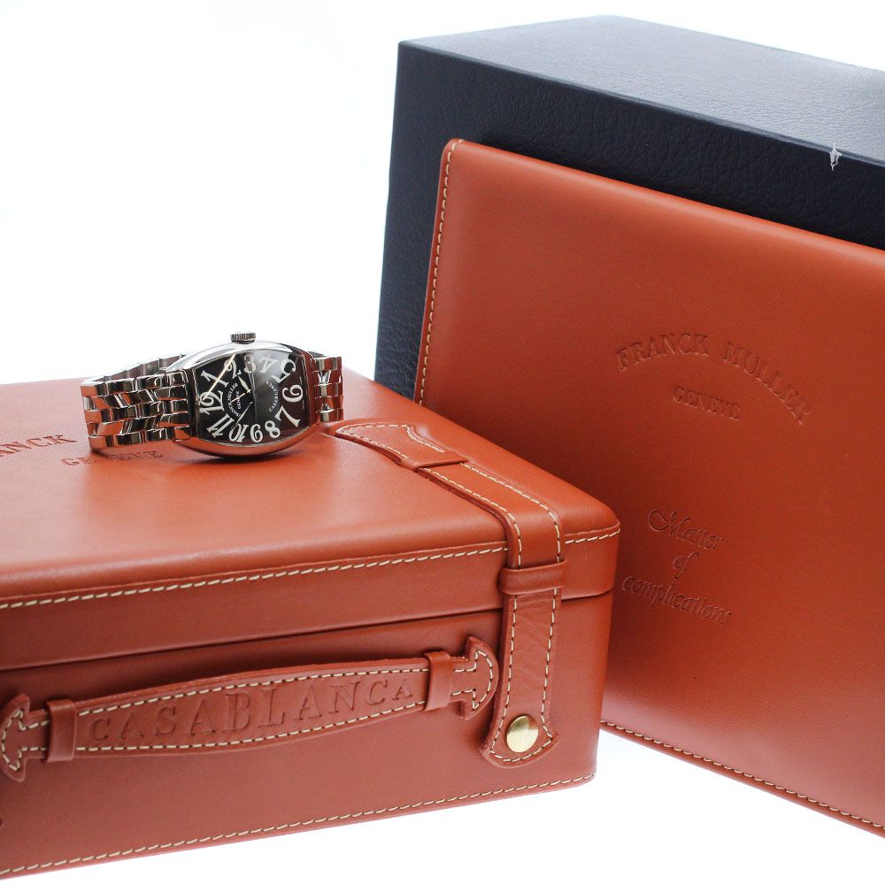 フランクミュラー FRANCK MULLER 5850 トノーカーベックス カサブランカ 自動巻き メンズ 箱 保証書付き_920716