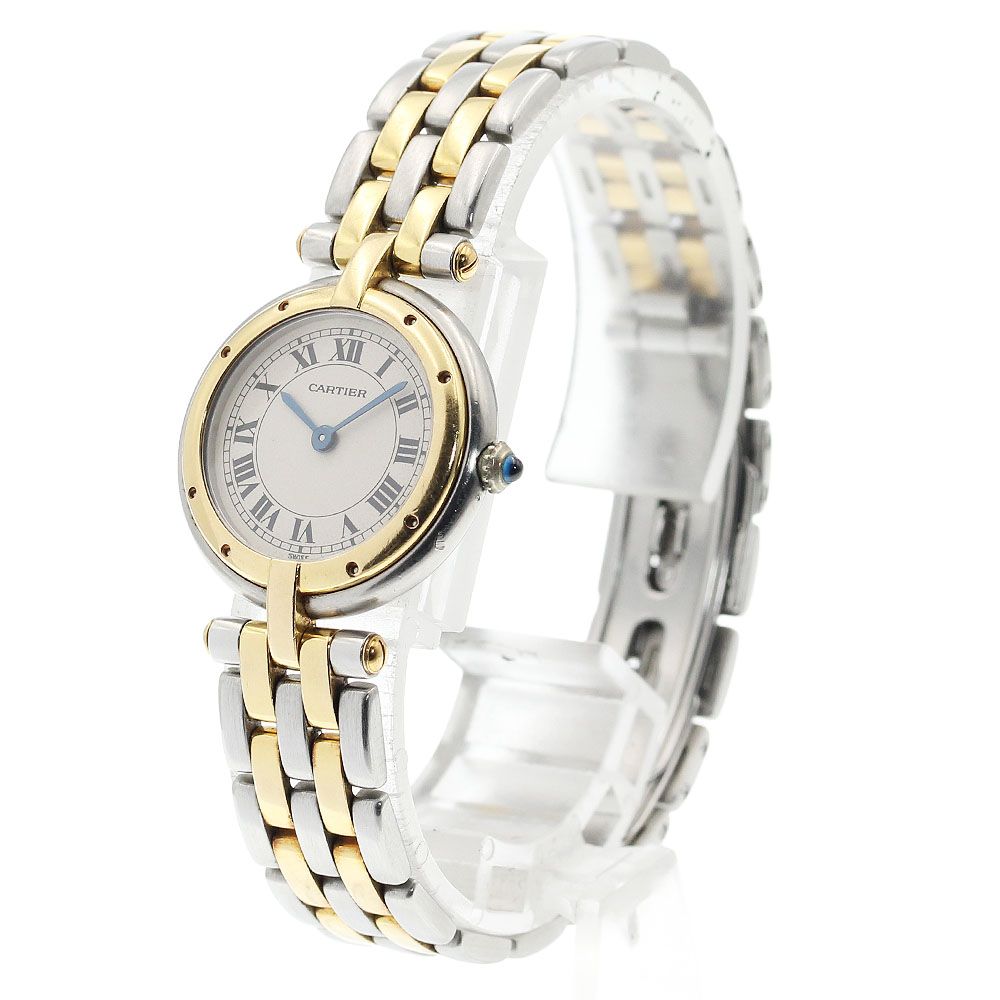 カルティエ CARTIER Ref. パンテールSM ラウンド 2ロウ クォーツ レディース _930388