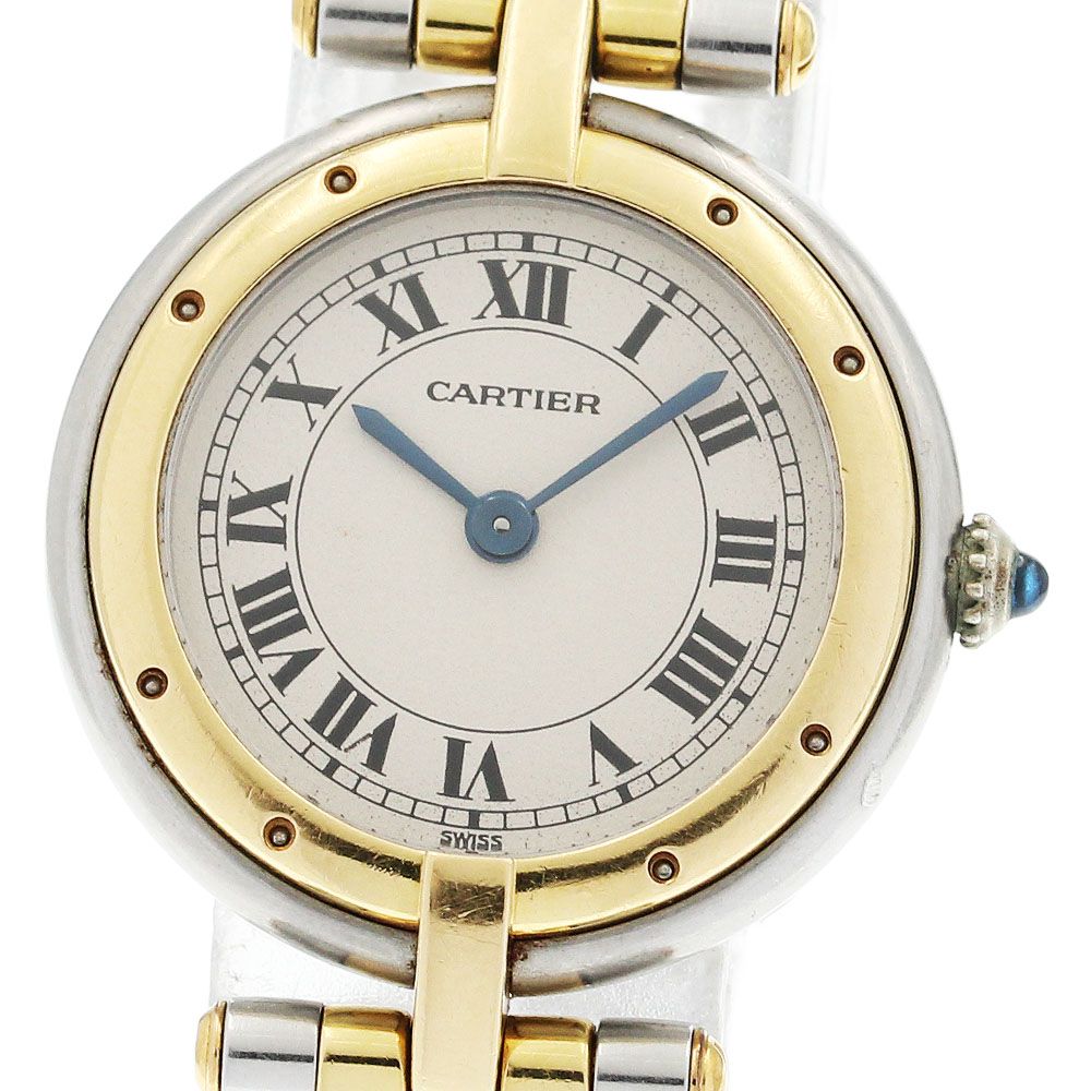 カルティエ CARTIER Ref パンテールSM ラウンド 2ロウ クォーツ レディース _930388