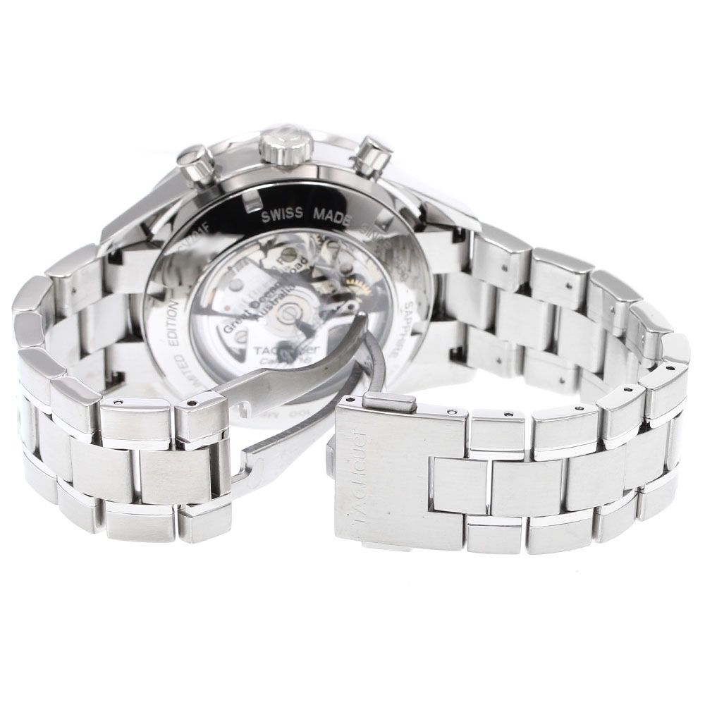  タグホイヤー TAG HEUER CV201F カレラ グレートオーシャンロード 日本 600本 自動巻き メンズ _923429 ワイドデニム 自動巻き時計 腕時計(アナログ)