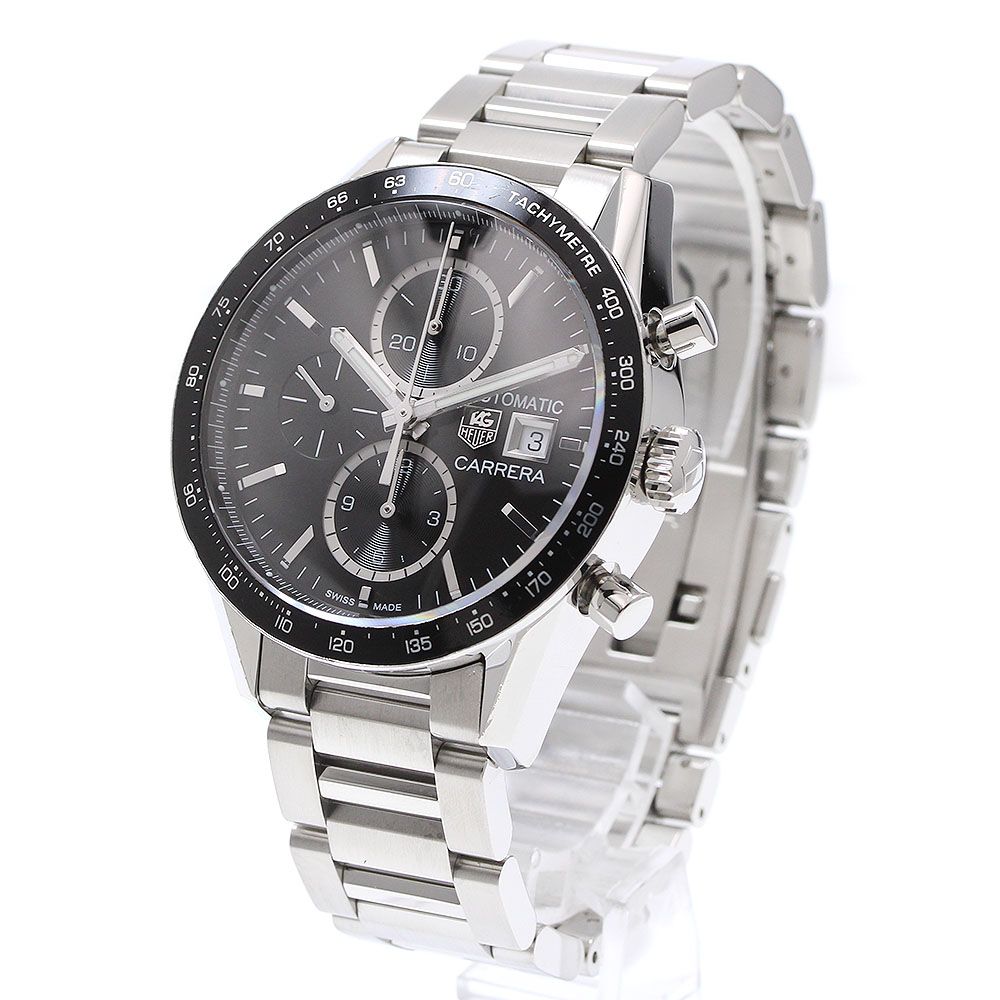 タグホイヤー TAG HEUER CV 201 AL-0 カレラ クロノグラフ デイト 自動巻き メンズ _931669