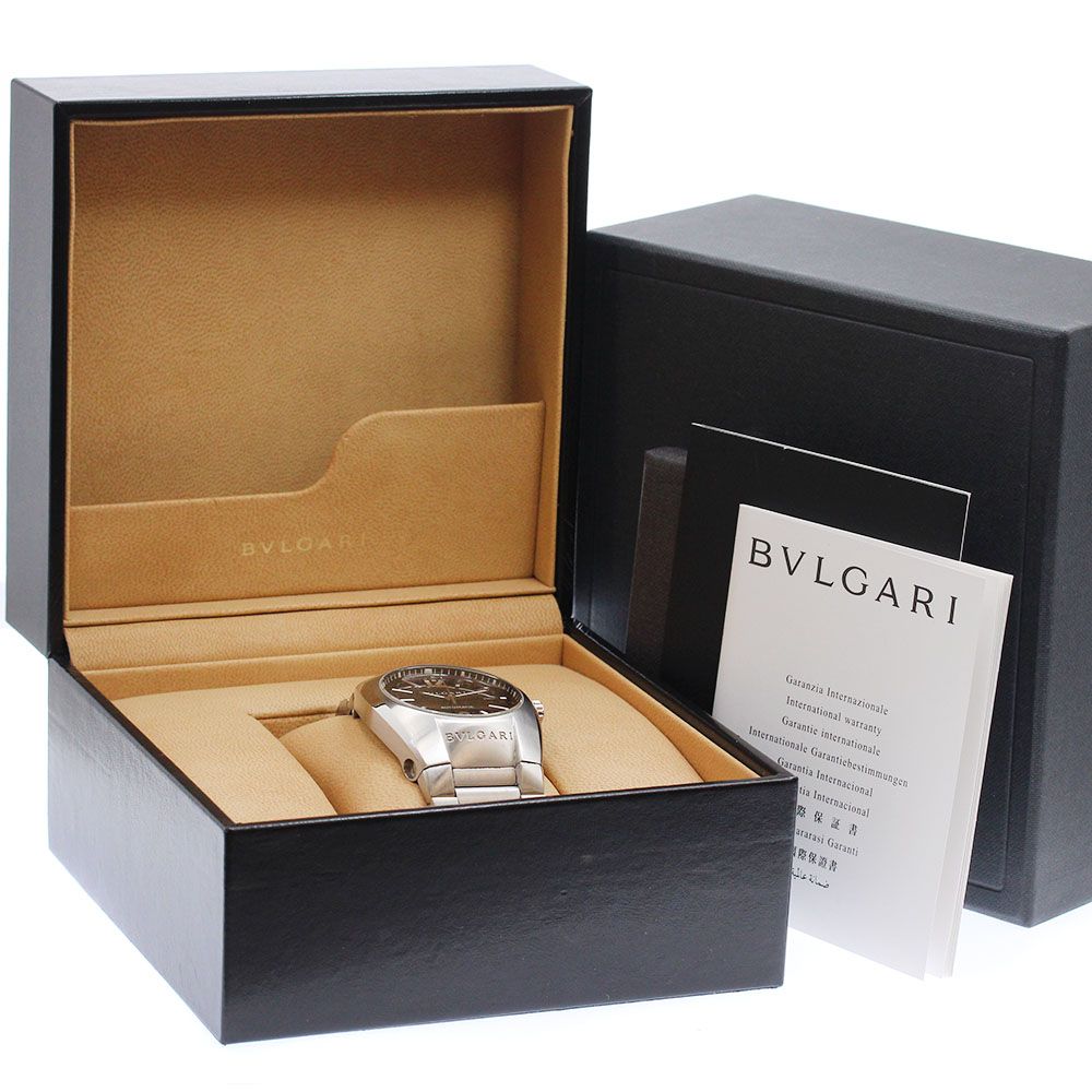 ブルガリ BVLGARI EG 40 S エルゴン デイト 自動巻き メンズ 箱 保証書付き_921174