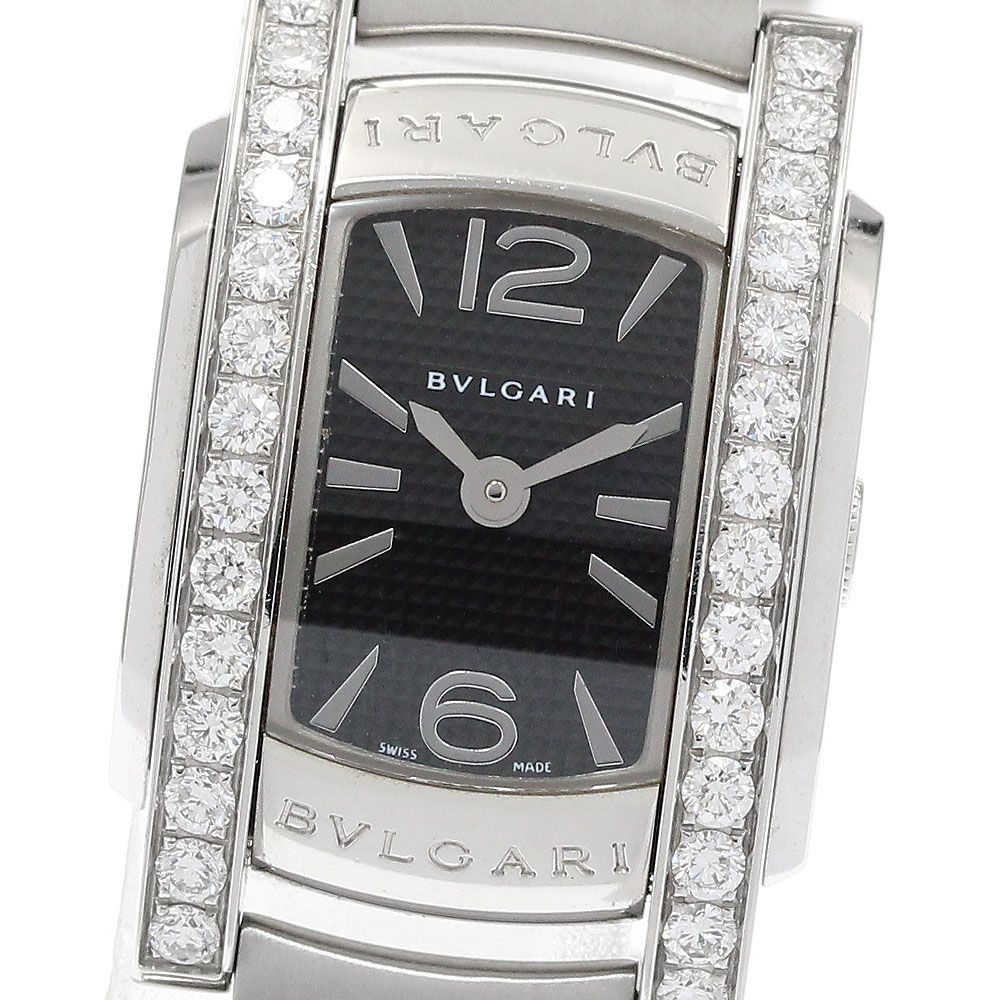 ブルガリ BVLGARI AA 26 S アショーマ ベゼルダイヤ クォーツ レディース _931883