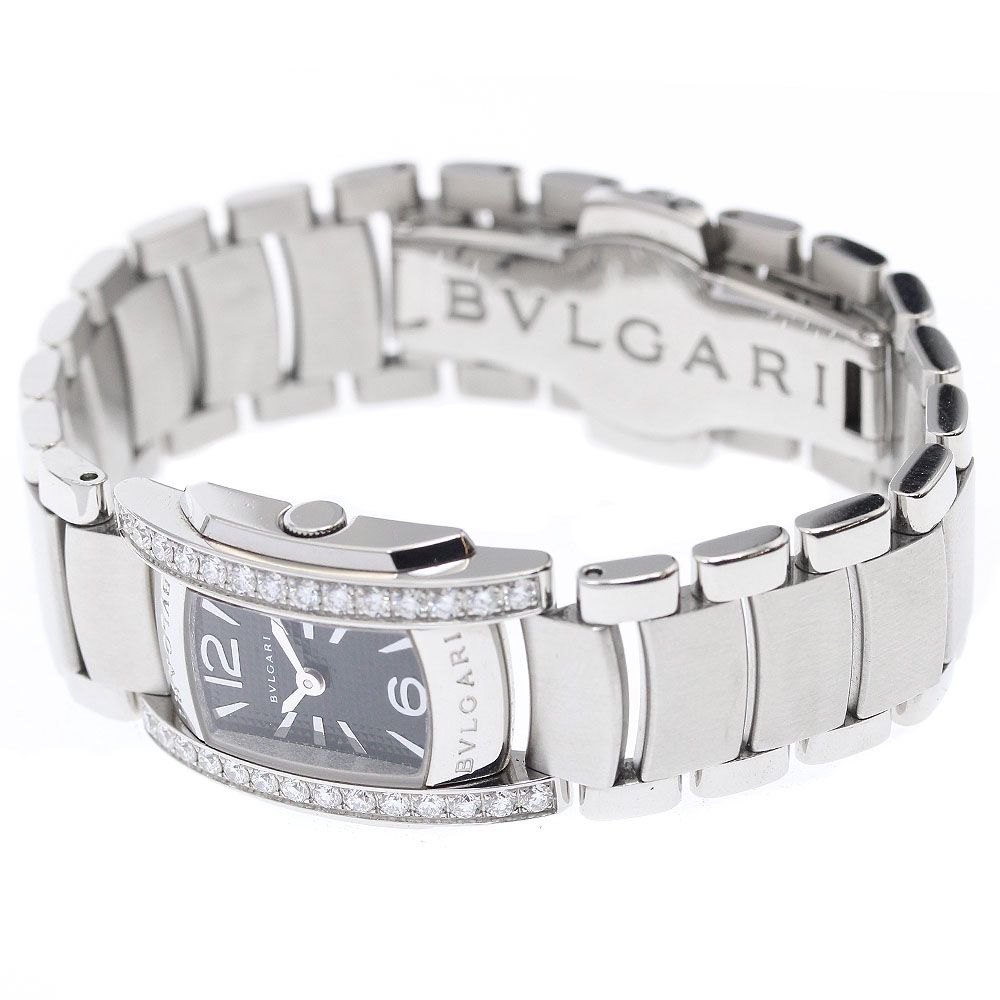 ブルガリ BVLGARI AA 26 S アショーマ ベゼルダイヤ クォーツ レディース _931883
