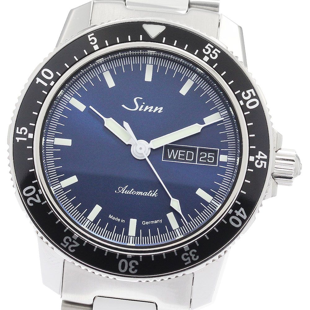 ジン Sinn 104 ST SA IB 104 デイデイト 自動巻き メンズ 箱 保証書付き_931891