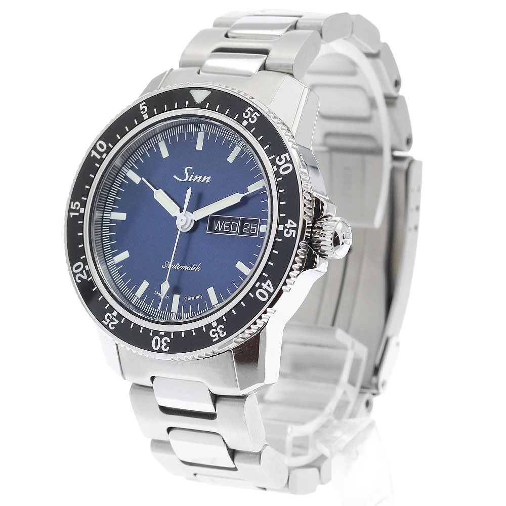  ジン Sinn 104 ST SA IB デイデイト 自動巻き メンズ 箱 保証書付き_931891 自動巻き時計 腕時計(アナログ)