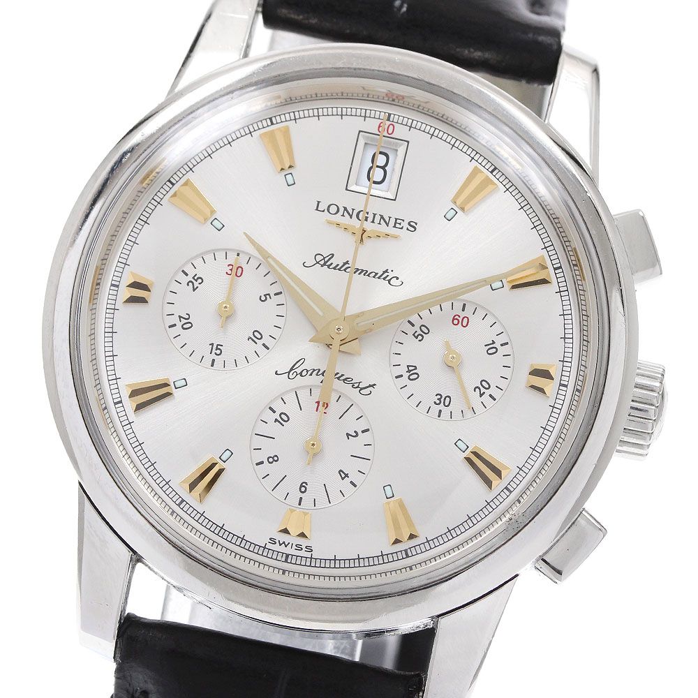 ロンジン L 1.641.4 コンクエスト ヘリテージ クロノグラフ 自動巻き メンズ _923336