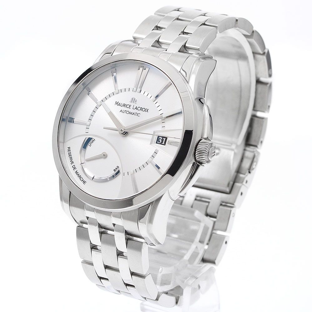 モーリスラクロア MAURICE LACROIX PT 6168-SS 002-131 ポントス デイト パワーリザーブ 自動巻き メンズ _922664