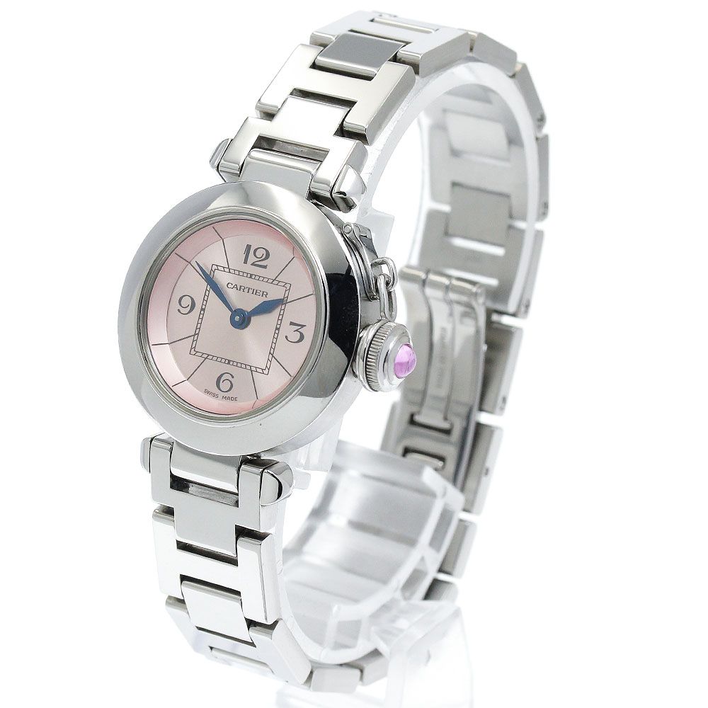 カルティエ CARTIER ミスパシャ クォーツ レディース 保証書付き_923021 セットアップ 腕時計(クォーツ) 