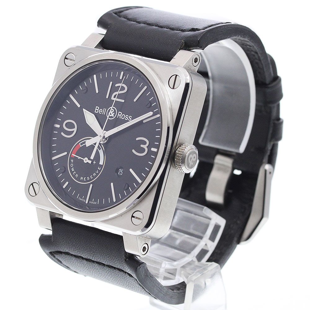 ベル＆ロス Bell＆Ross BR 03-97 アビエーション デイト パワーリザーブ 自動巻き メンズ _931671