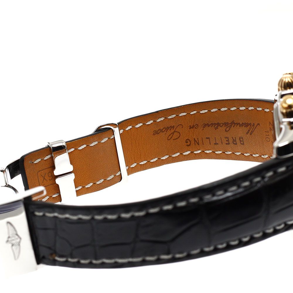  ブライトリング BREITLING IB0110 クロノマット44 クロノグラフ 自動巻き メンズ 保証書付き_923533 リブ編み 自動巻き時計 腕時計(アナログ)