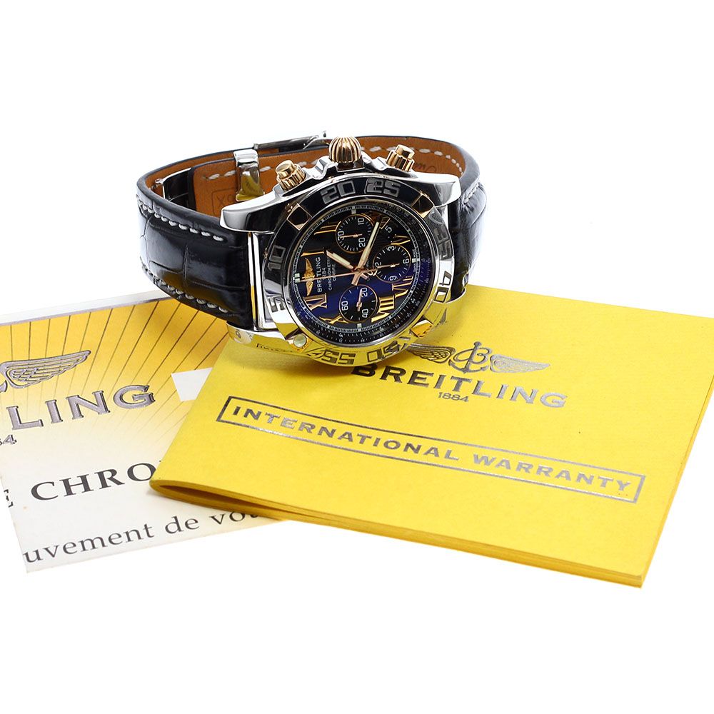 ブライトリング IB 0110 クロノマット44 クロノグラフ 自動巻き メンズ 保証書付き_923533