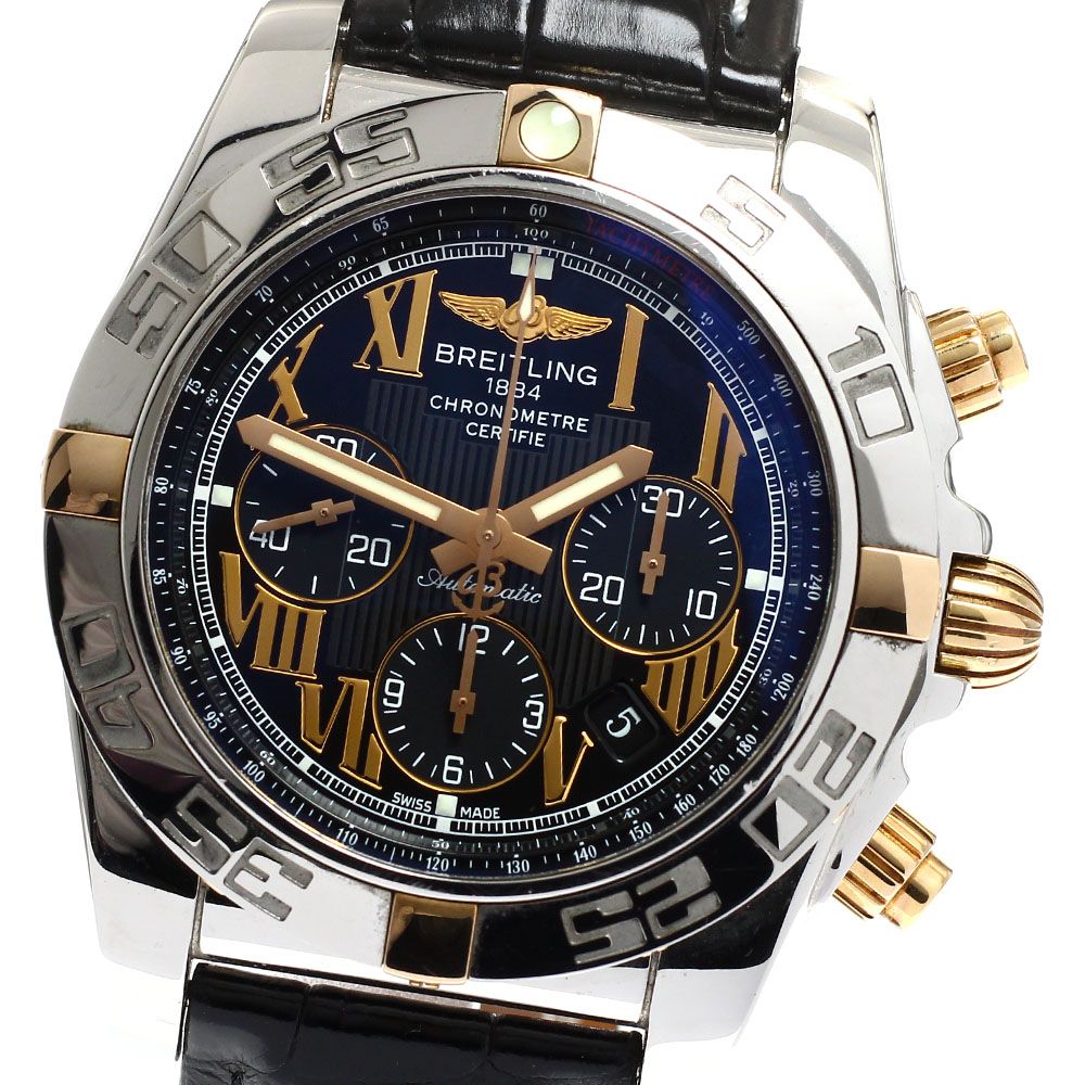 ブライトリング BREITLING IB0110 クロノマット44 クロノグラフ 自動巻き メンズ 保証書付き_923533