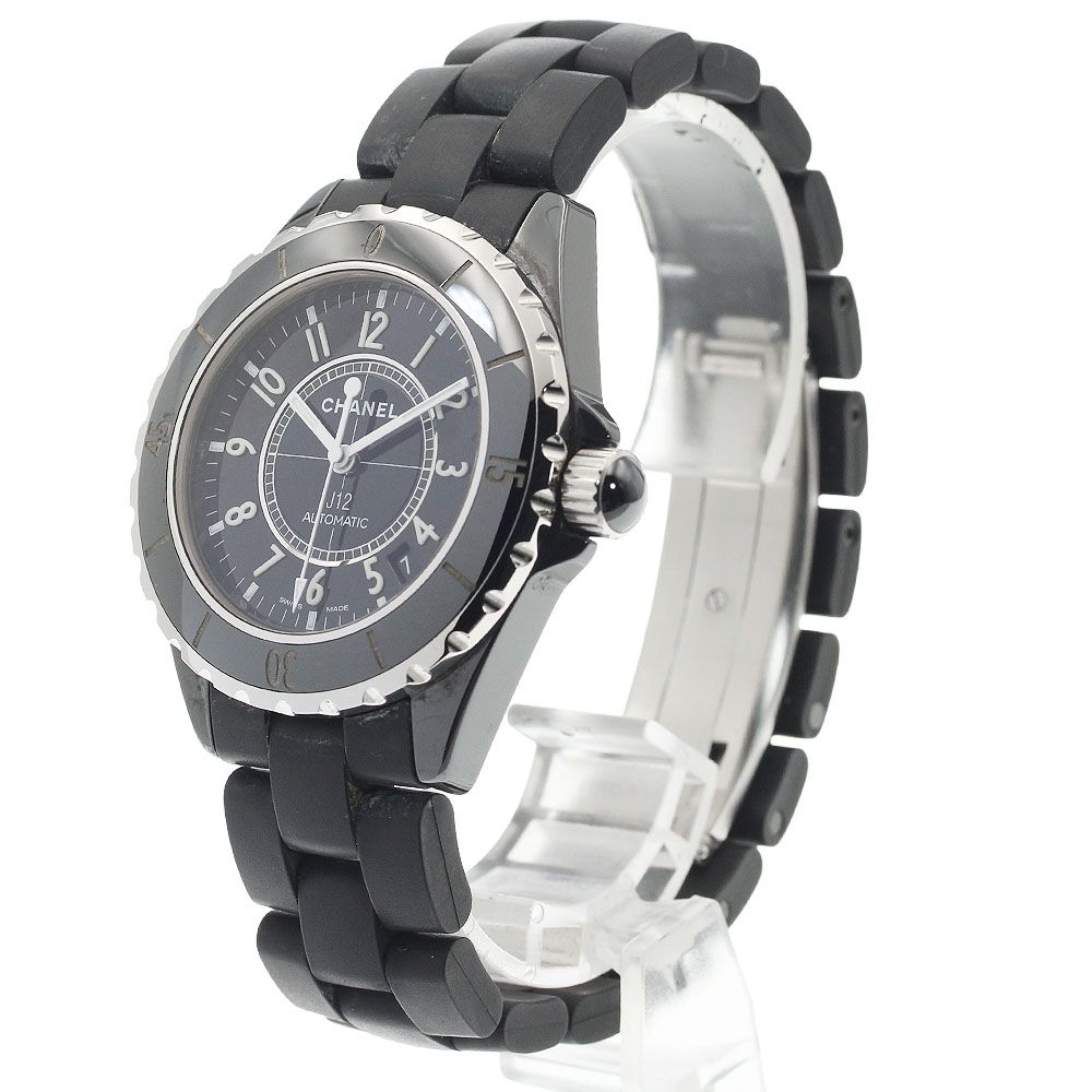 シャネル CHANEL H 3131 J 12 マットブラック セラミック 42 MM 自動巻き メンズ _923582