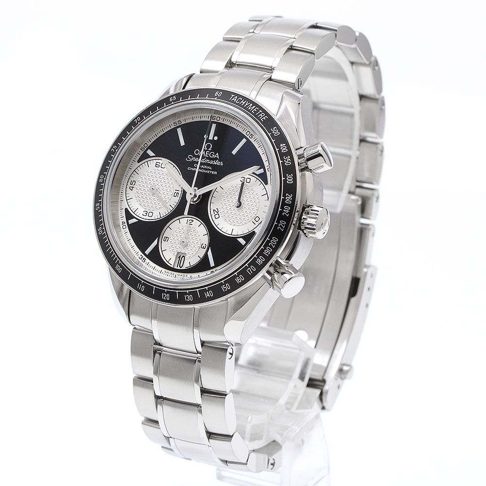 オメガ OMEGA 326.30.40.50.01.002 スピードマスター レーシング デイト クロノグラフ 自動巻き メンズ _930665