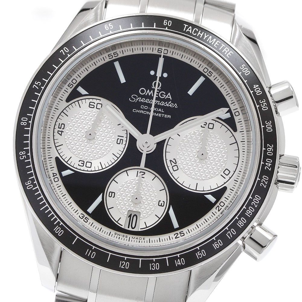 オメガ OMEGA 326.30.40.50.01.002 スピードマスター レーシング デイト クロノグラフ 自動巻き メンズ _930665