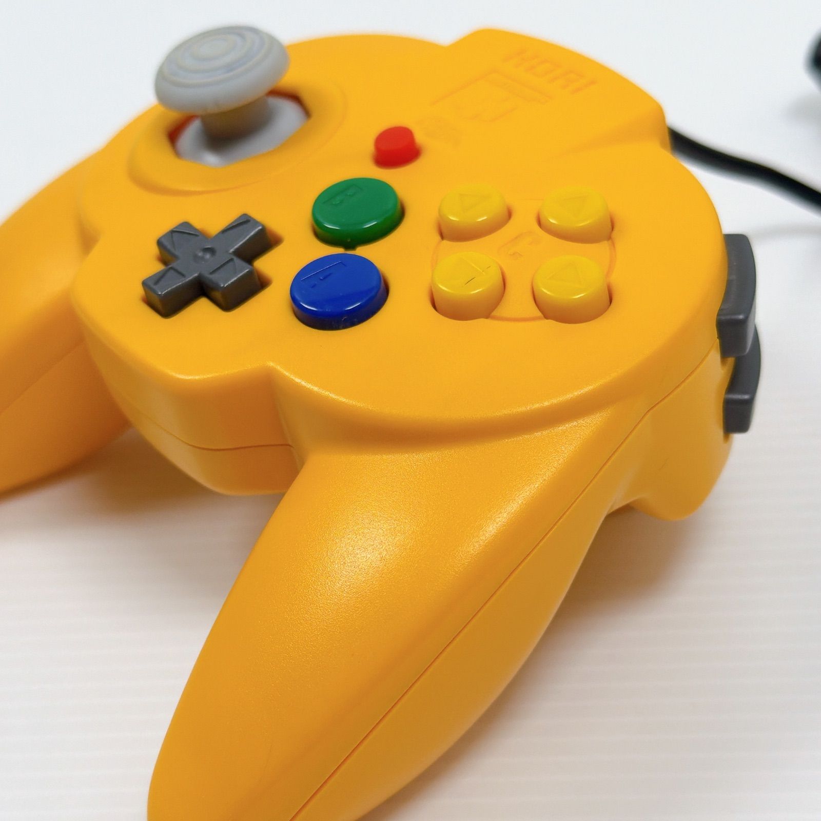 ニンテンドー64 ホリパッドミニ イエロー HORI PAD MINI 64 良品 動作