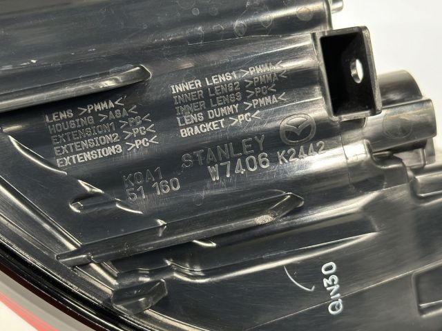 美品/破損キズなし/低走行 CX-8 KG5P 後期 純正 左テールランプ テール