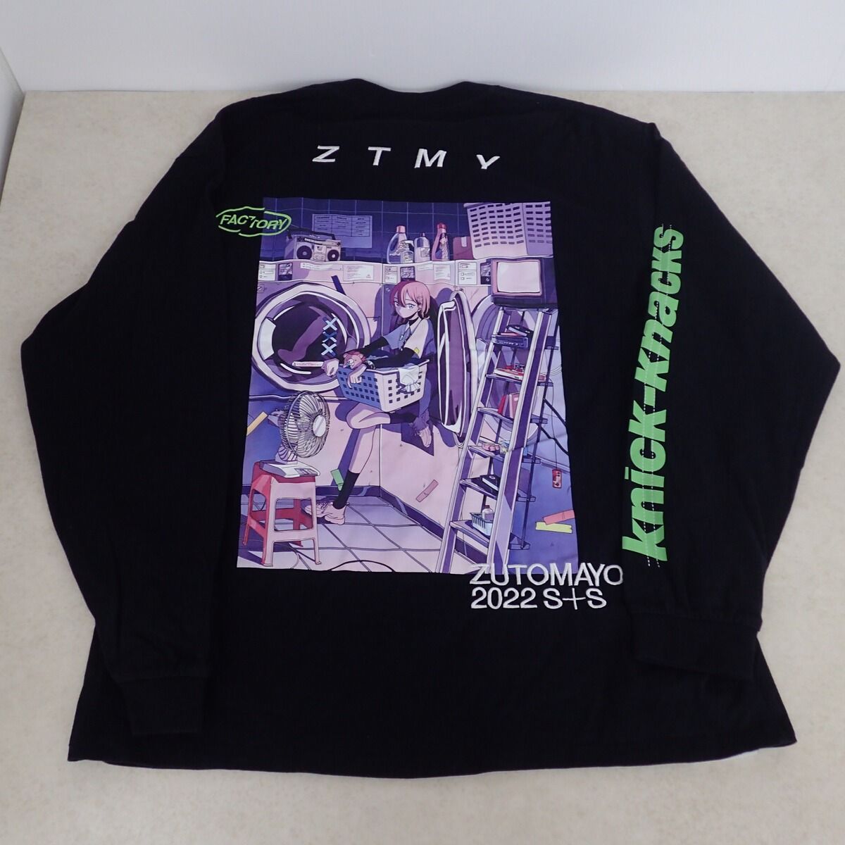 新品未開封ずとまよTシャツsize L ずっと真夜中でいいのに。ZUTOMAYO FACTORY ロンT 長袖Tシャツ Lサイズ