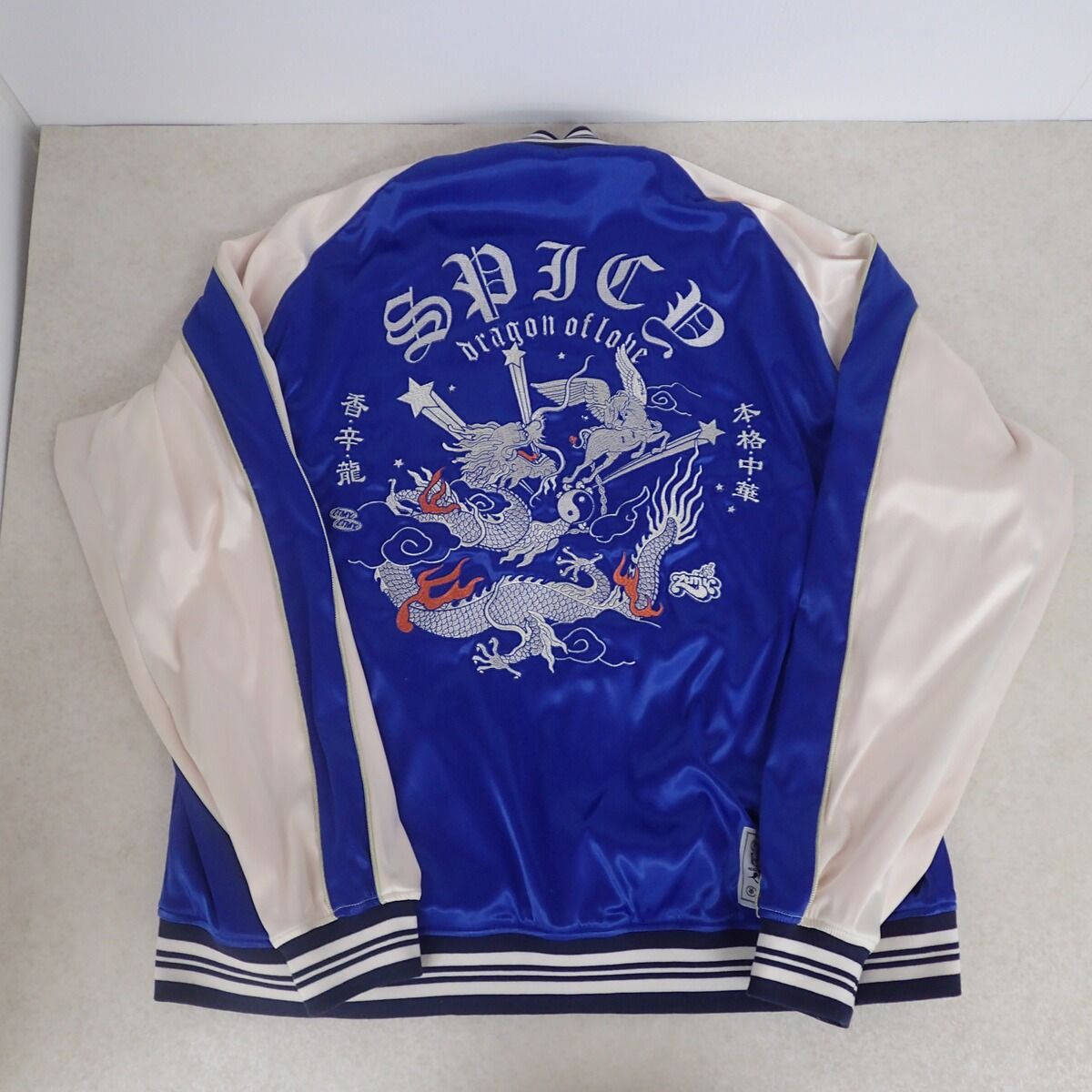 ずっと真夜中でいいのに 香辛龍 スカジャン XLサイズ ネイビー ブルー ずとまよ