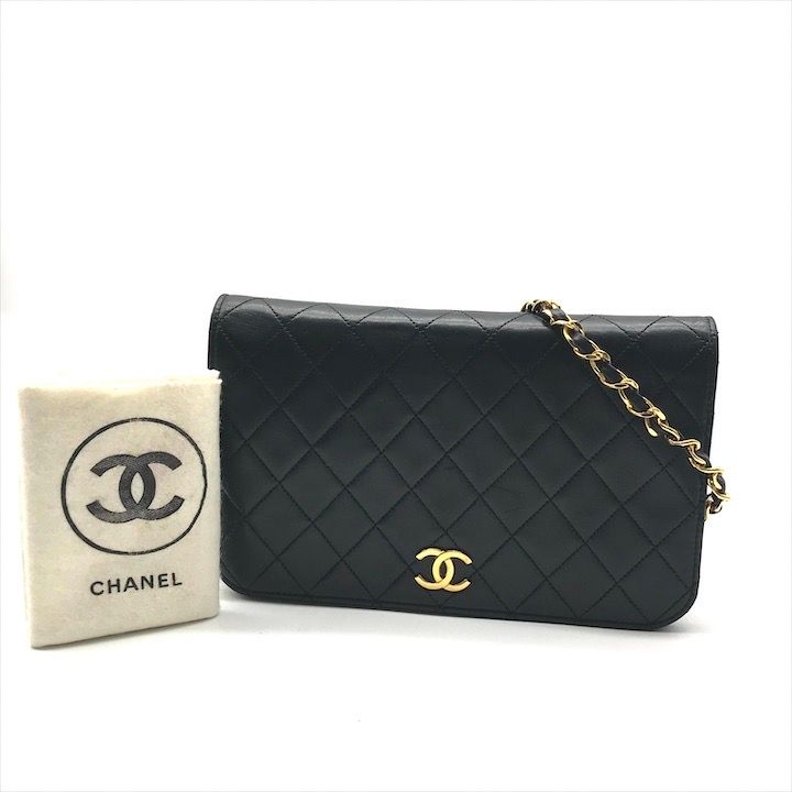 CHANEL シャネル マトラッセ プッシュロック ココマーク ショルダー バッグ ブラック ブランド レディース 鞄 かばん k 6895