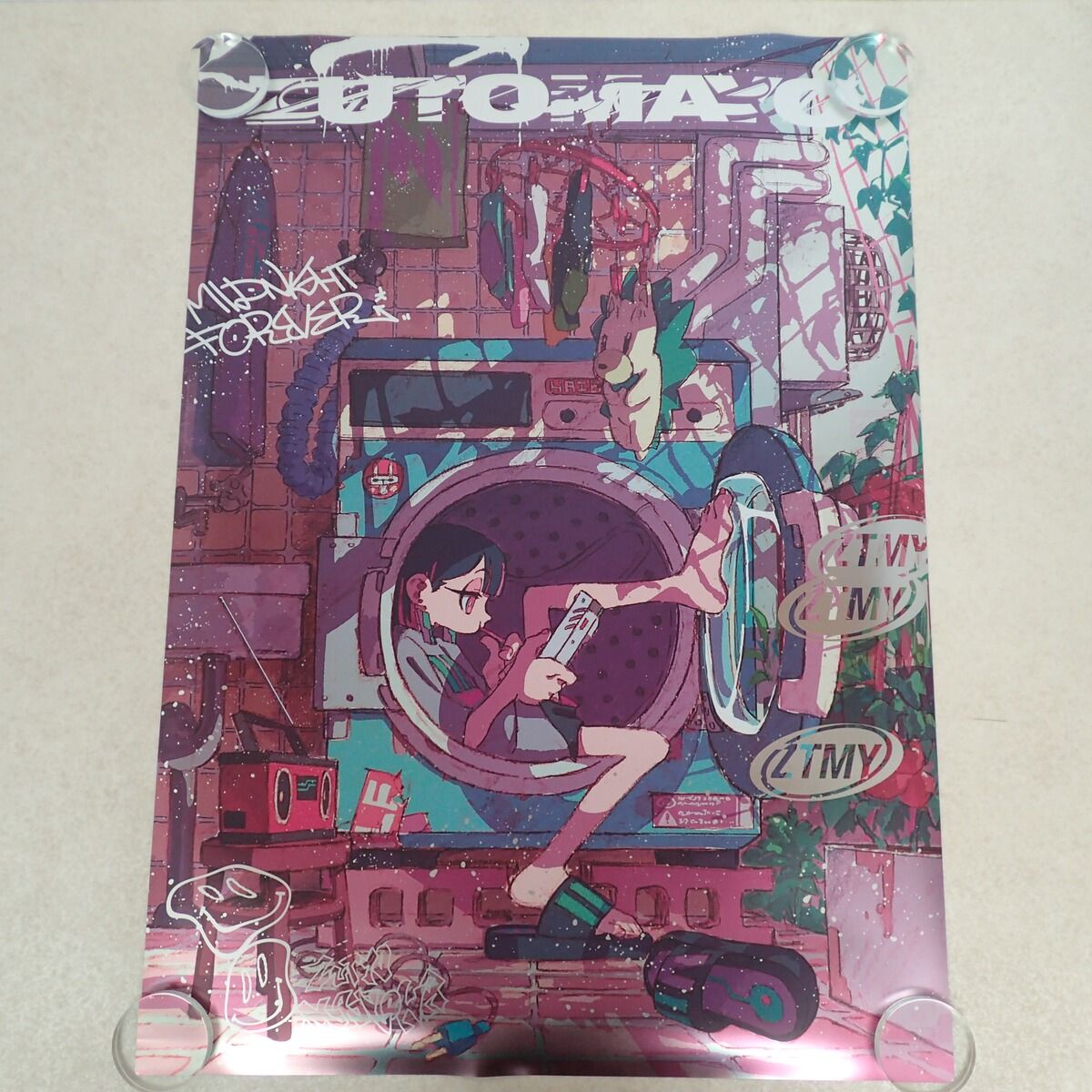 ずっと真夜中でいいのに。 HP TOP メタリック ポスター 果羅火羅武