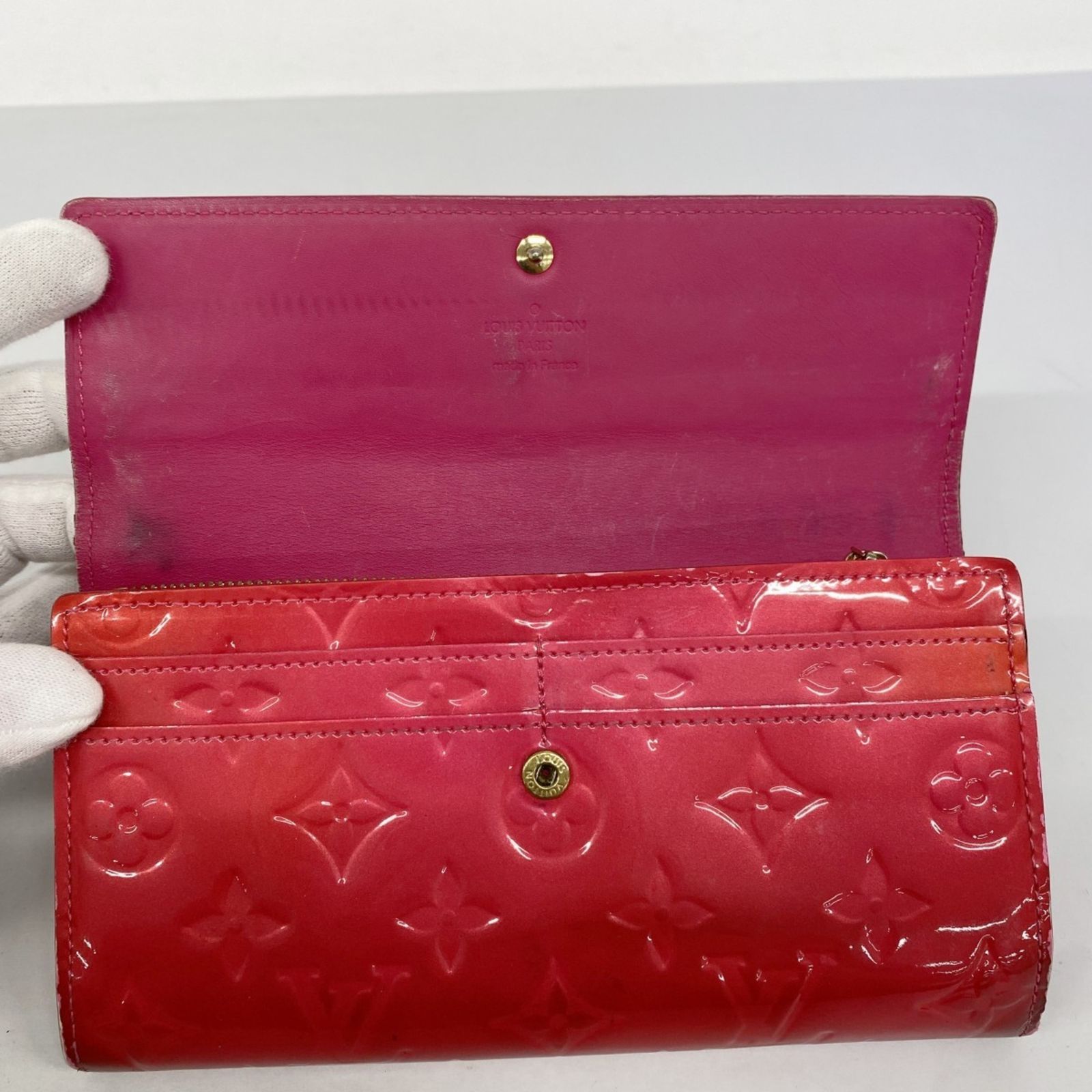 ルイ・ヴィトン(Louis Vuitton) ルイ・ヴィトン 長財布 ヴェルニ