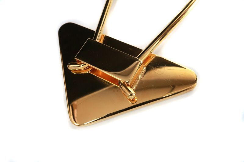 【新品】M285X 三角ロゴプレート キーリング バッグチャーム ブラック PRADA (プラダ) 三角ロゴプレートキーリング M285X ブラック