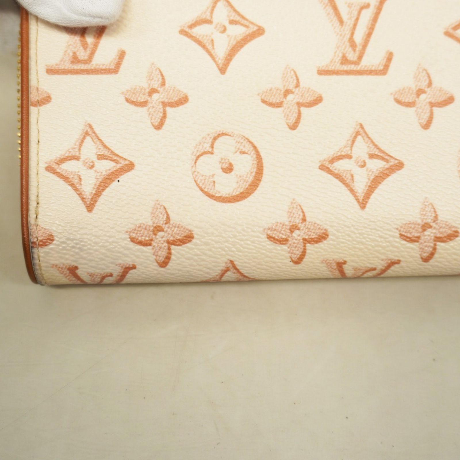  ルイ ヴィトン Louis Vuitton 長財布 モノグラム フォールフォーユー ジッピーウォレット M 81476 ベージュレディース 長財布 小物