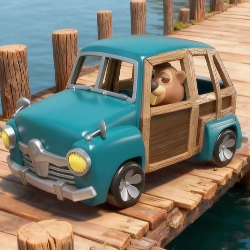 即納】ズートピア2 クレイジーカー フィギュア zootopia car ミニカー